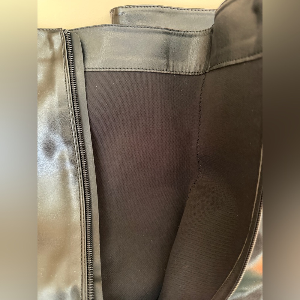 Black Knee-High Pointed Toe Women's Boots Size 39 - Picture 6 of 11